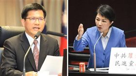 林佳龍、盧秀燕（組圖／翻攝自林佳龍臉書、記者林敬旻攝）