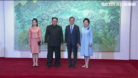 金正恩、文在寅、李雪主、金正淑