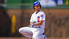 達比修有敲出二壘安打。（圖／路透社／達志影像）