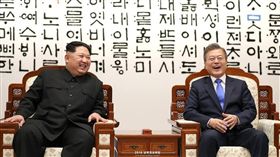 金正恩,文在寅,文金會,南北韓,南韓,北韓（圖／대한민국 청와대（青瓦臺）官方臉書）