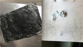 小孩把菜單、桌子畫這樣　家長全不管　圖／靠北奧客