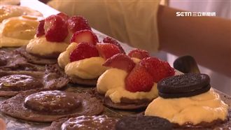 全台車輪餅較勁！內餡、餅皮拚創意