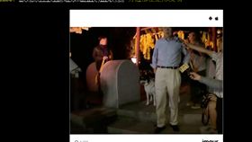 武之璋現身台大黃絲帶挺管。(翻攝自PTT)