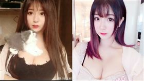中國肉包包玩超大！爆乳偷吃直播主　還有13歲性奴照流出
圖／翻攝自貓九醬微博