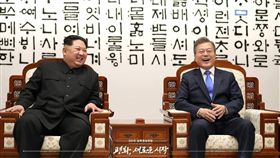 金正恩,文在寅,文金會,南北韓,南韓,北韓（圖／대한민국 청와대（青瓦臺）官方臉書）
