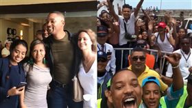 威爾史密斯（Will Smith）拍攝李安執導的《雙子殺手》前往哥倫比亞取景。(合成圖/翻攝自IG)