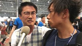 乙武洋匡跟AV男優清水健。(推特)