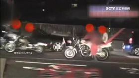 踢鐵板！日暴走族挑釁　炫技自撞警車被捕
