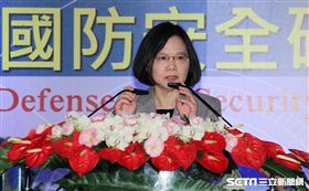 總統蔡英文出席國防安全研究院揭幕典禮 邱榮吉攝