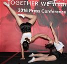 雙人特技舞蹈展現力與美。（記者邱榮吉/攝影）