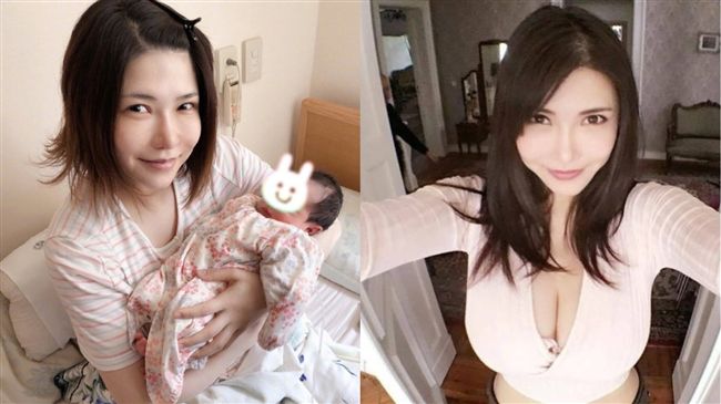 L奶女優生了！素顏抱女兒照曝光了