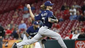 ▲Josh Hader連續8K救援成功。（圖／美聯社／達志影像）