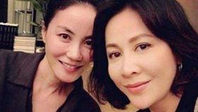 王菲，劉嘉玲。(合成圖/翻攝自微博)
