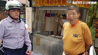 街頭交易露餡！他竟朝警擲安全帽落跑