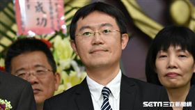 新任黨團總召李坤城出席民進黨新北市議會幹部交接。 圖／記者林敬旻攝