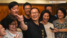 國民黨台北市長參選人丁守中勝出初選。 （圖／記者林敬旻攝）