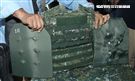 防彈背心用抗彈版抗彈測試。（記者邱榮吉/攝影）