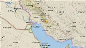 5.3強震襲伊朗　死傷增至105人（圖／翻攝自USGS）