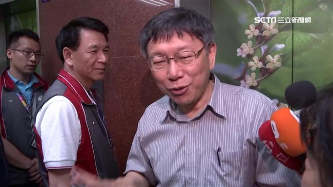 5分鐘致詞成焦點　柯P明出席扁餐會