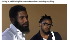 費城「星巴克事件」被捕2黑人　1美元與市府和解　圖／翻攝自衛報