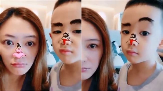應采兒揪兒自拍　小小春波浪眉超搶戲