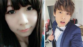 YouTuber米娜跟放火。(翻攝自臉書)