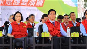 蔡英文,台中市,花博,災防演習
台中市政府提供