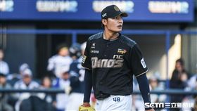 旅韓台灣投手NC恐龍王維中。 （圖／記者林敬旻攝）