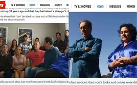 巴西一名男子驗DNA後才發現，自己並不是父母的親生小孩。（組圖／翻攝自The Sun）