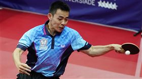 世大運桌球男單　陳建安晉4強台北世大運28日在新莊體育館進行桌球男子單打8強戰，中華隊選手陳建安（圖）擊敗波蘭選手，晉級4強。中央社記者徐肇昌攝　106年8月28日