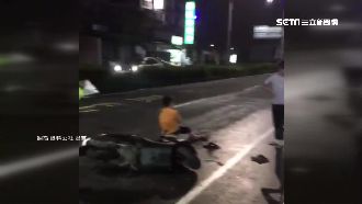 轎車臨停害騎士撞　遭求償1320萬