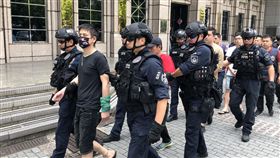 台北,刑事局,北聯幫,天道盟,雲林,恐嚇,毀損,傷害,殺人未遂,侮辱公務員,妨礙公務,詐欺,毒品,槍砲,組織犯罪,楊智豪。翻攝畫面