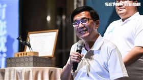 前總統陳水扁出席凱達格蘭基金會募款餐會。 （圖／記者林敬旻攝）