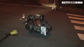 錫箔紙蓋車牌市區飆車 男摔車遭警逮捕