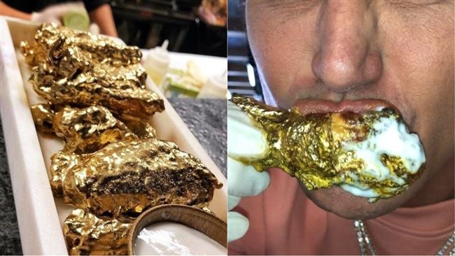 奢華卻不貴！　紐約「鑲金雞翅」熱賣