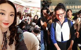 沈嶸、璩美鳳　合成圖／翻攝自臉書、記者林敬旻攝影