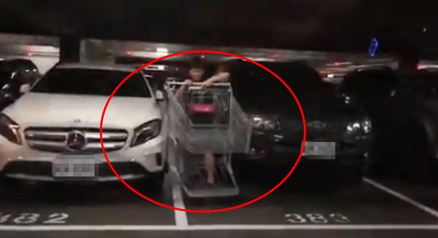 屁孩推車硬擠賓士！車主：幫我肉搜他