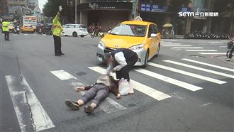 獨／疑雜物擋視線　小黃直撞過街嬤