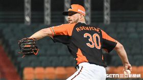 統一獅投手羅里奇。 （資料照／記者林敬旻攝）