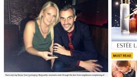 英國,新堡,巨乳,人妻,夫妻,小雞雞,鄰居,投訴信,偷窺（圖／翻攝自英國《都市報》http://metro.co.uk/2018/05/07/neighbours-note-says-sick-seeing-couples-big-boobs-little-willy-7525986/）