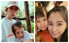 咘咘、MIA、賈靜雯、方志友。(圖/翻攝自臉書)