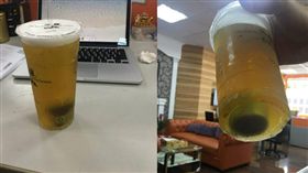 網友買飲料發現被「加料」笑翻。（圖／翻攝爆怨公社）