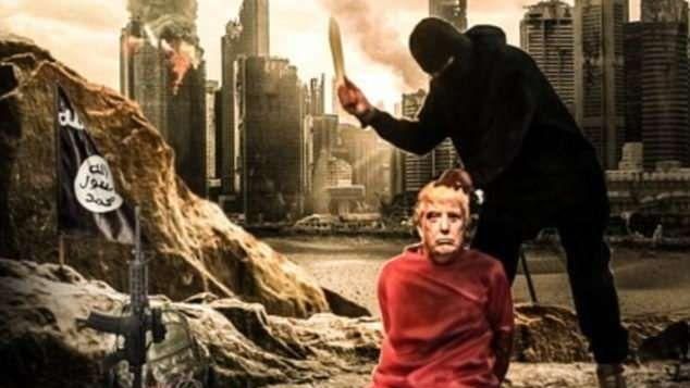 IS失98%占地　靠P圖搞川普示威