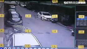 新北市,淡水,民權路,空心磚,砸落,毀損,砸車