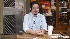 齊柏林兒子齊廷洹今天接受三立新聞網獨家訪問，首談「看見.齊柏林基金會」未來三大努力目標。（圖／記者葉立斌攝）