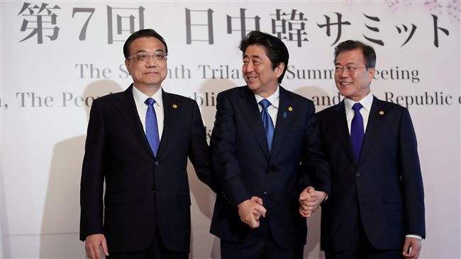 對兩韓會談正面評價　日中韓共同聲明