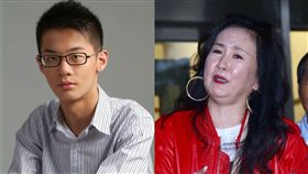 李戡（左）李文（右）為爭產隔空相互開砲。（合成圖／翻攝自臉書、記者蔡世偉攝影）