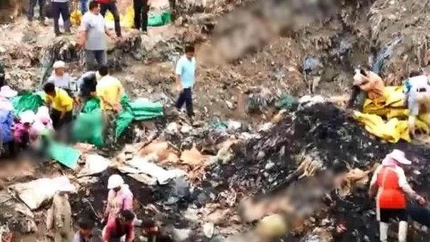 村民挖垃圾場走私凍肉　恐已流入市面