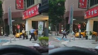 運將為搶客街頭「劍道對決」…網笑噴