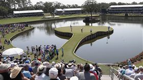TPC Sawgress球場的第17洞。（圖／美聯社／達志影像）